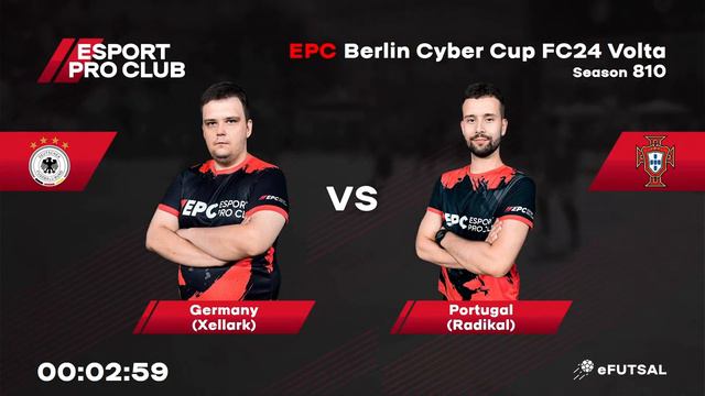 26.01.2024 ► EPC Berlin Volta Cyber Cup смотреть онлайн