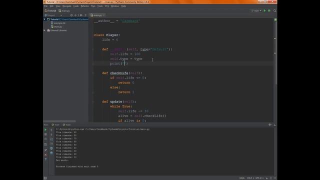 Python (3.4) 20 - init смотреть онлайн