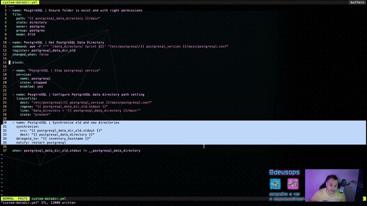 Пишем Ansible-роли и болтаем о жизни смотреть онлайн