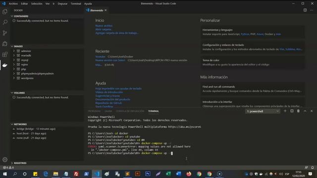 Docker-Compose para WordPress - Adminer - 09 смотреть онлайн