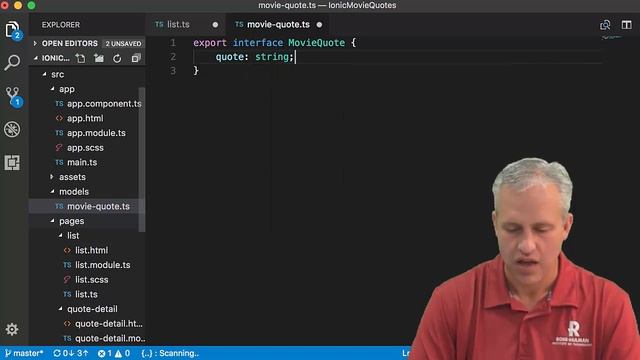 Angular with Firebase course - Ionic Movie Quotes - 03 Firebase Read смотреть онлайн