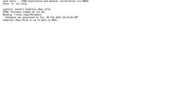 Requires: perl(Compress::Raw::Zlib) = 2.052 (3 Solutions!!) смотреть онлайн