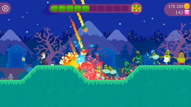 Bowmasters Gameplay Dark Mage vs Zombies (Zombie day) смотреть онлайн