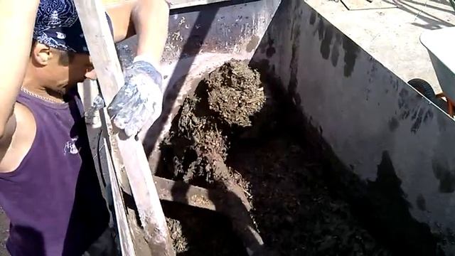 Состав,замес арболита в бетономешалки которую делал на заказ. смотреть онлайн