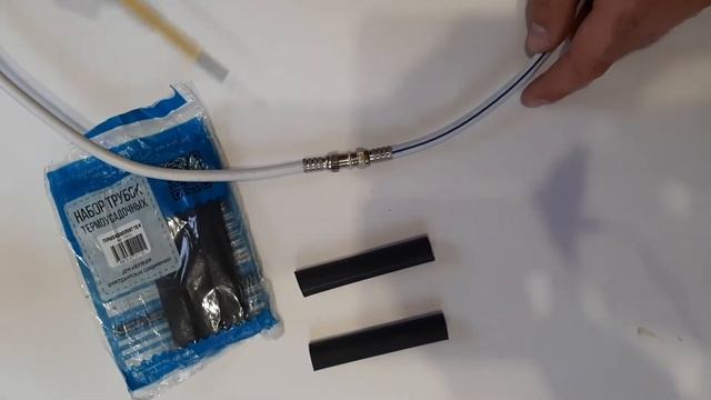 Изоляция соединений коаксиального кабеля и витой пары. смотреть онлайн