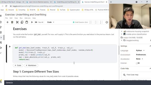 Day 10 - Underfitting and Overfitting & Random Forests (Intro to ML Lessons 5 & 6) смотреть онлайн