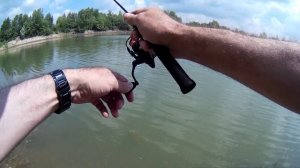 Экстремальный тест самодельного спиннинга для мормышинга