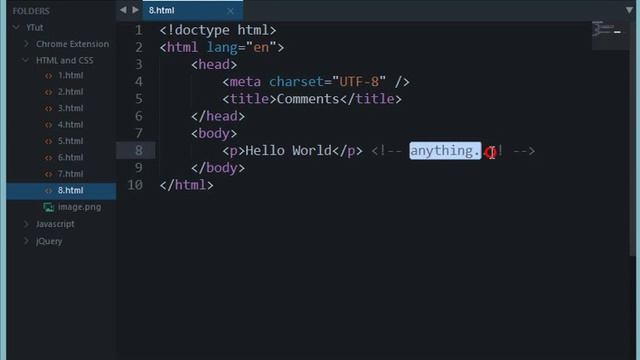 HTML and CSS Tutorial 8: Comments смотреть онлайн