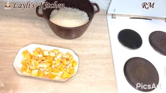 Плов с тыквой!- Borani plov смотреть онлайн