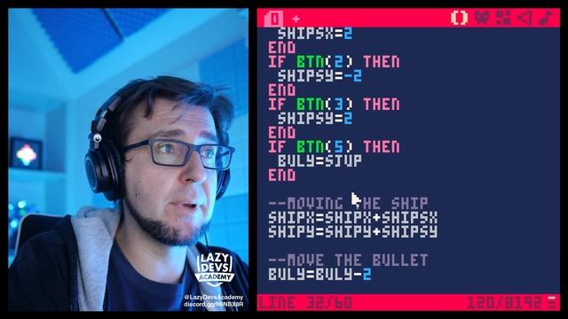 Making A Shmup #4 - Shooting - Pico-8 Hero