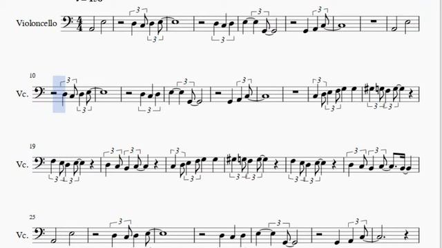 Cello Sheet Music: How to play Blue Skies by Irving Berlin смотреть онлайн