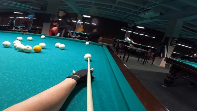 Бильярд от первого лица. Нарезка ударов с 07.01.2023 #бильярд #русскийбильярд #billiard