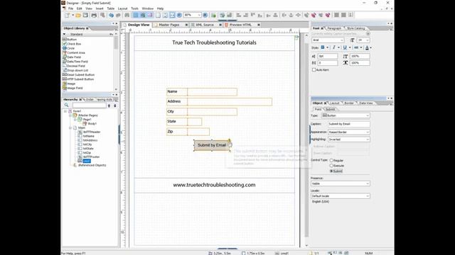 LiveCycle / AEM Designer 201 - Part 6 Email Submit Buttons смотреть онлайн