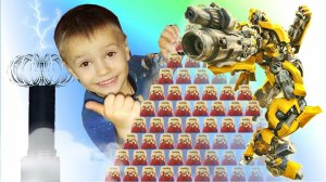 Трансформер Бамблби и Тесла