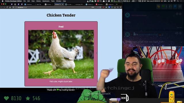 ? | CODING IMPROV | Episode 1 | Chicken Tender | Building an app influenced by chat suggestions смотреть онлайн