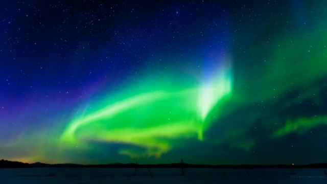 Северное сияние в Time Lapse HD смотреть онлайн