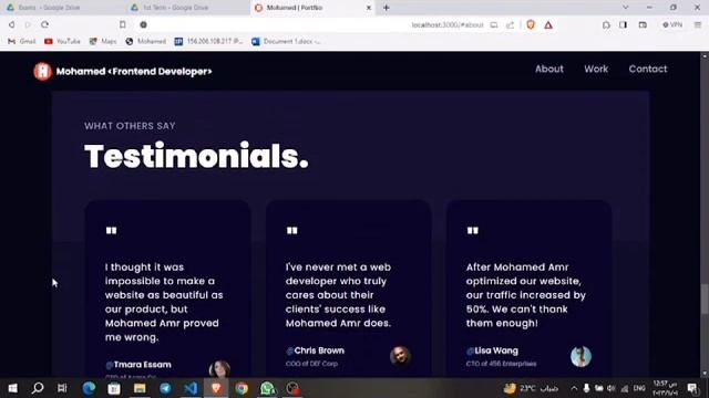 3D React Portfolio смотреть онлайн