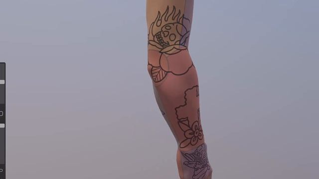 3D Tattoo Models With Composition Maps смотреть онлайн