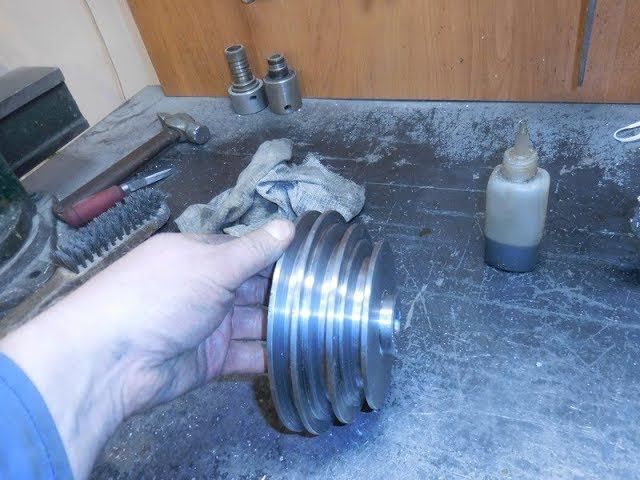 Как сделать ШКИВ для сверлильного станка. смотреть онлайн