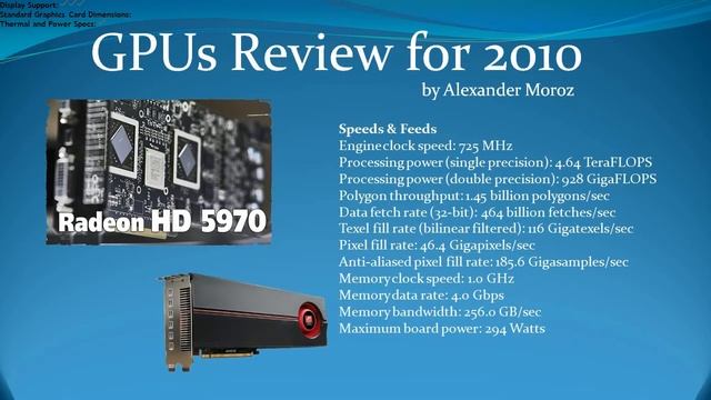 GPUs review for 2010: Video cards buying guide for 2011 - pt1 of 2 смотреть онлайн
