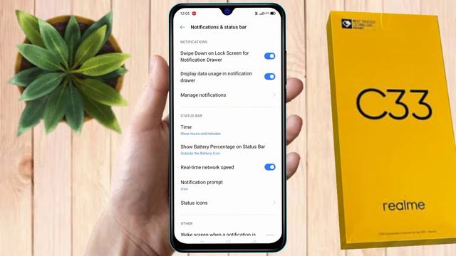 realme c33 lock screen notification setting | realme c33 swipe down to lock screen notification смотреть онлайн