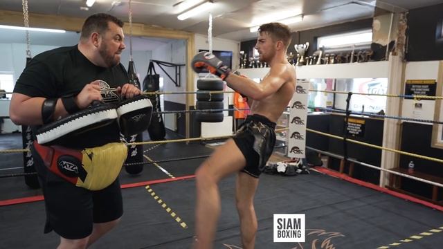 Jonathan Haggerty Fight Camp | Muay Thai Pad Work