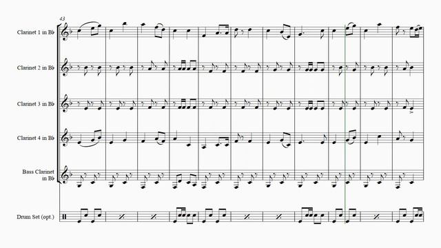 Tiroler Holzhacker Marsch - German Polka March Octoberfest - Clarinet Quintet смотреть онлайн