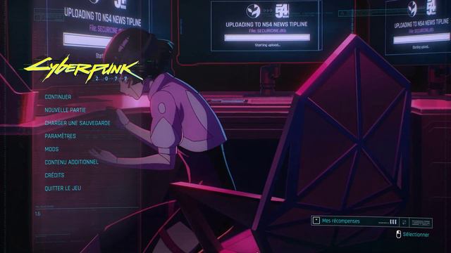 Cyberpunk 2077 - Edgerunners Main Menu Background - Ending Theme - смотреть онлайн