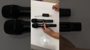 Pairing and changing frequency for Wireless Microphone sets