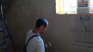 67.Штукатурка стен по сетке, своими руками.