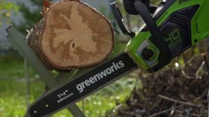 Цепная пила аккумуляторная Greenworks GD40CS15 40V (артикул 2005707)
