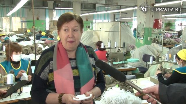 Трехслойная и из 100-го хлопка. Маски ульяновского производства поступят в продажу на этой неделе