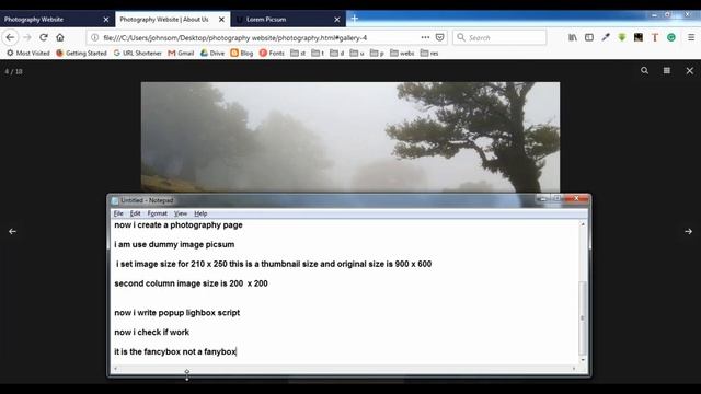 How to create a Photography Website with PHP Contact Form Part-4 смотреть онлайн