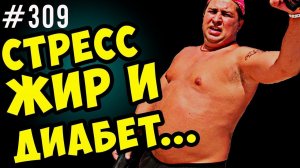 стресс, живот, лишний вес, высокий сахар  и диабет. кортизол