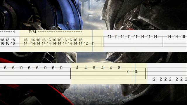 Transformers - Scorponok Theme [Bass Tabs Tutorial] смотреть онлайн
