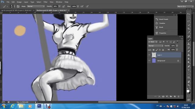 Speedpaint | Pinup - Anchor смотреть онлайн