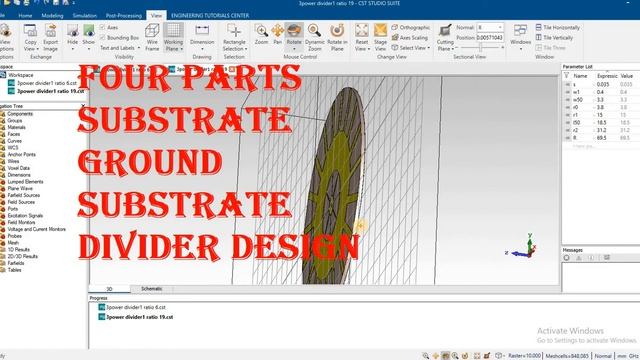 1:19 power divider design in cst 1:19 power combiner design in hfss смотреть онлайн