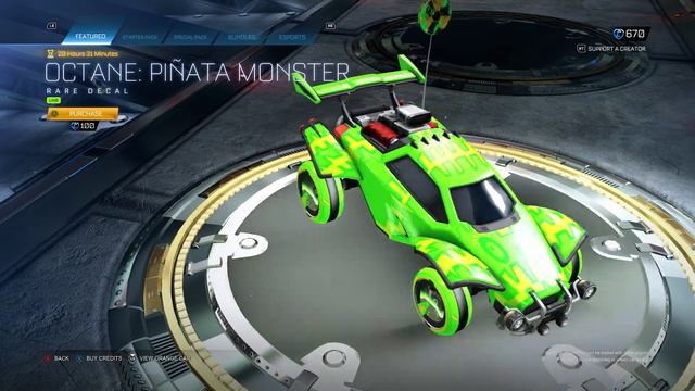 Rocket League Item Shop , BLACK CREEPER , LIME REAPER! 2021 05 03