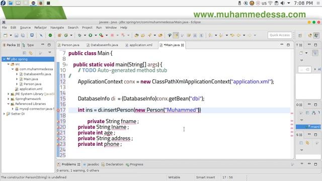 20 Spring Framework JDBC Read Write Update Delete смотреть онлайн