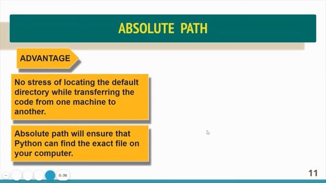 File Handling | Python |Absolute and Relative Path смотреть онлайн
