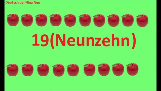 ZÄHLEN BIS 20 UND RÜCKWÄRTS. УЧИМСЯ СЧИТАТЬ ПО-НЕМЕЦКИ смотреть онлайн