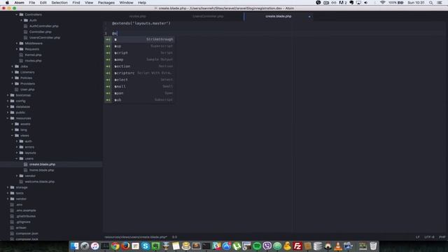 Laravel 5 Login Registration Tutorial System - 6 Register User A смотреть онлайн