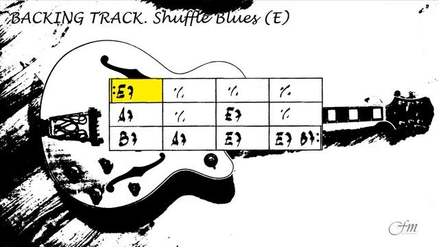 Backing Track - Shuffle Blues (E) смотреть онлайн