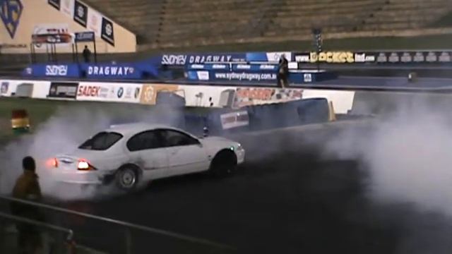 1 TUFFAU FORD AU FALCON BURNOUT AT WSID 14 3 2018 смотреть онлайн