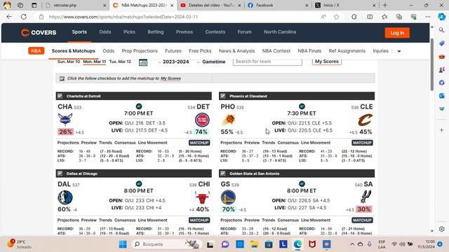 SELLANDO PARLEY CON EL SOCIO #NBA LUNES 11 MARZO CORTESIA DE https://t.co/Z72d88YMkN смотреть онлайн