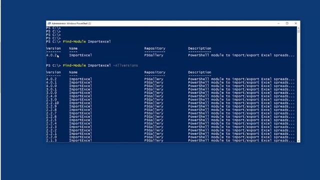 Install ImportExcel Module смотреть онлайн