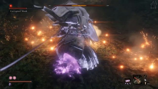 SEKIRO BOSS GUIDES - How To Easily Kill The Corrupted Monk in 60 Seconds! смотреть онлайн