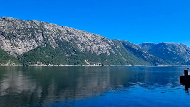 Cruise into one of Norway’s deepest fjords, Lysefjord. смотреть онлайн