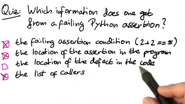 Assertions in Python - Software Debugging смотреть онлайн