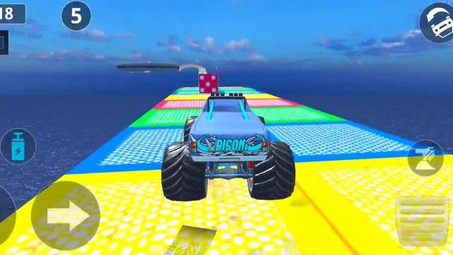 Monster Truck Games-Stunt Game | Addictive Driving Game 3D - Android Gameplay смотреть онлайн